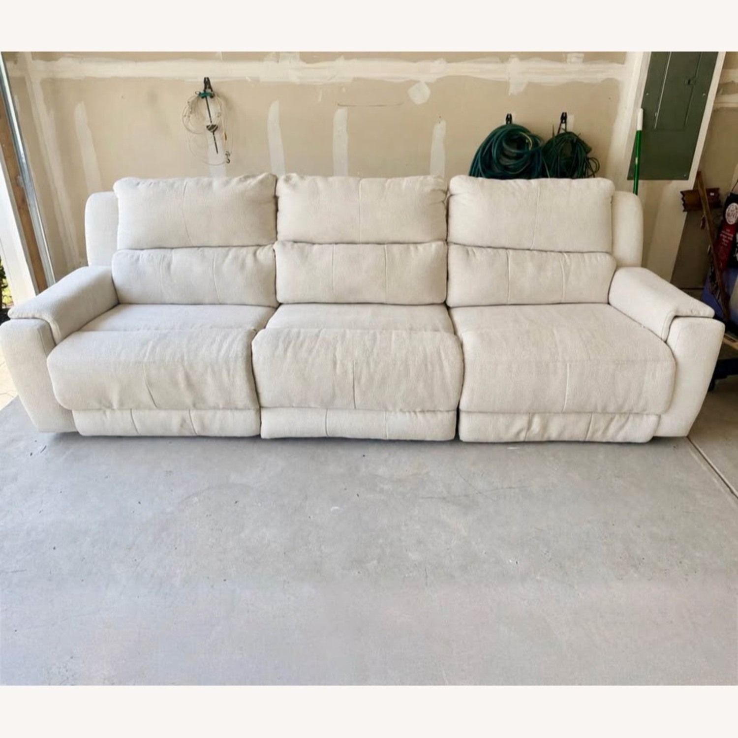 Double Reclining 3 Seat Sofa / Couch - image-1