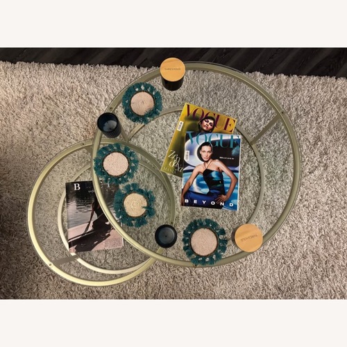 Used Amazon Emmaline Frame 2 Nesting Coffee Tables for sale on AptDeco