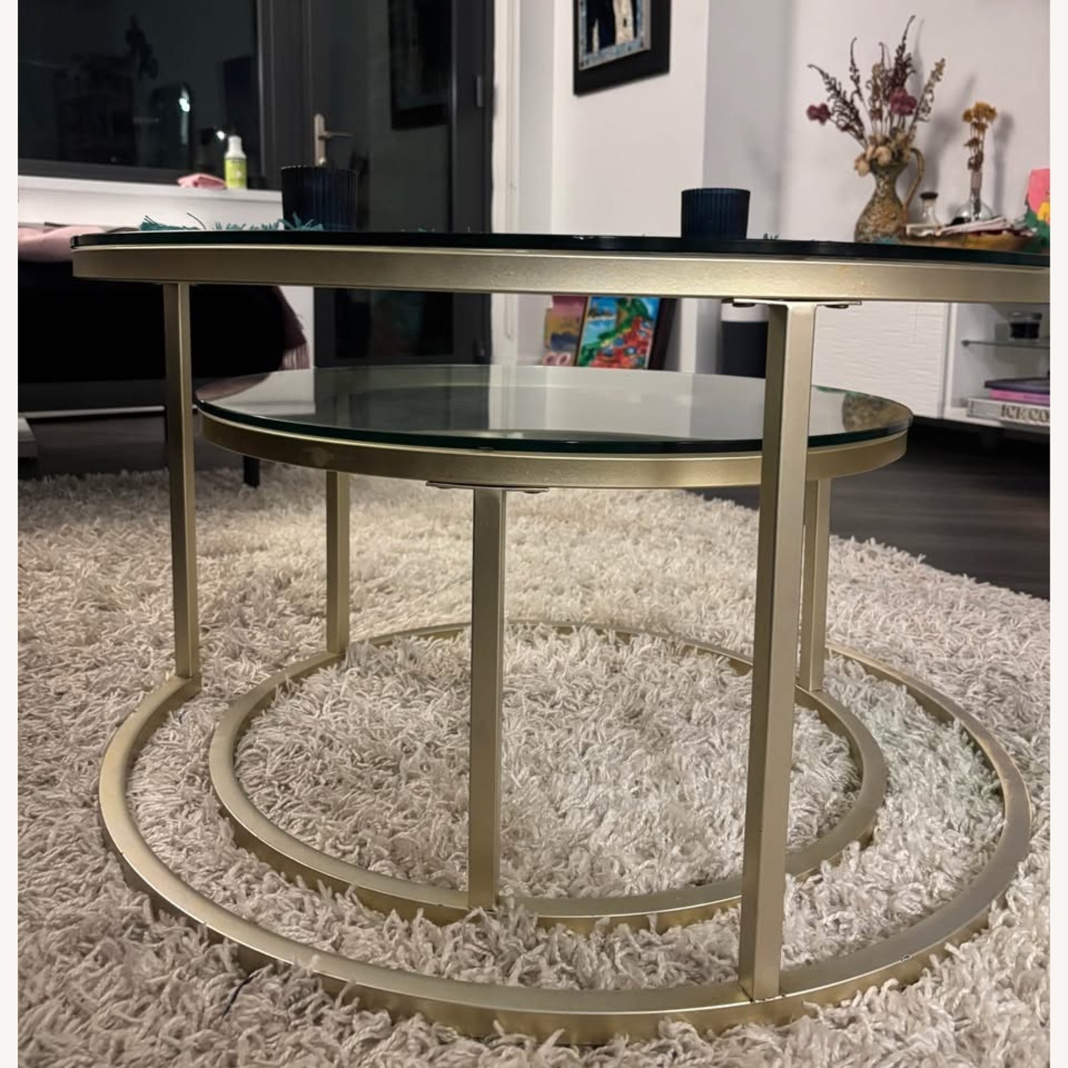 Amazon Emmaline Frame 2 Nesting Coffee Tables - image-6
