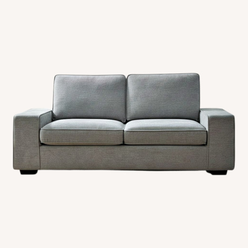 Used Wayfair Light Gray Fabric Loveseat for sale on AptDeco