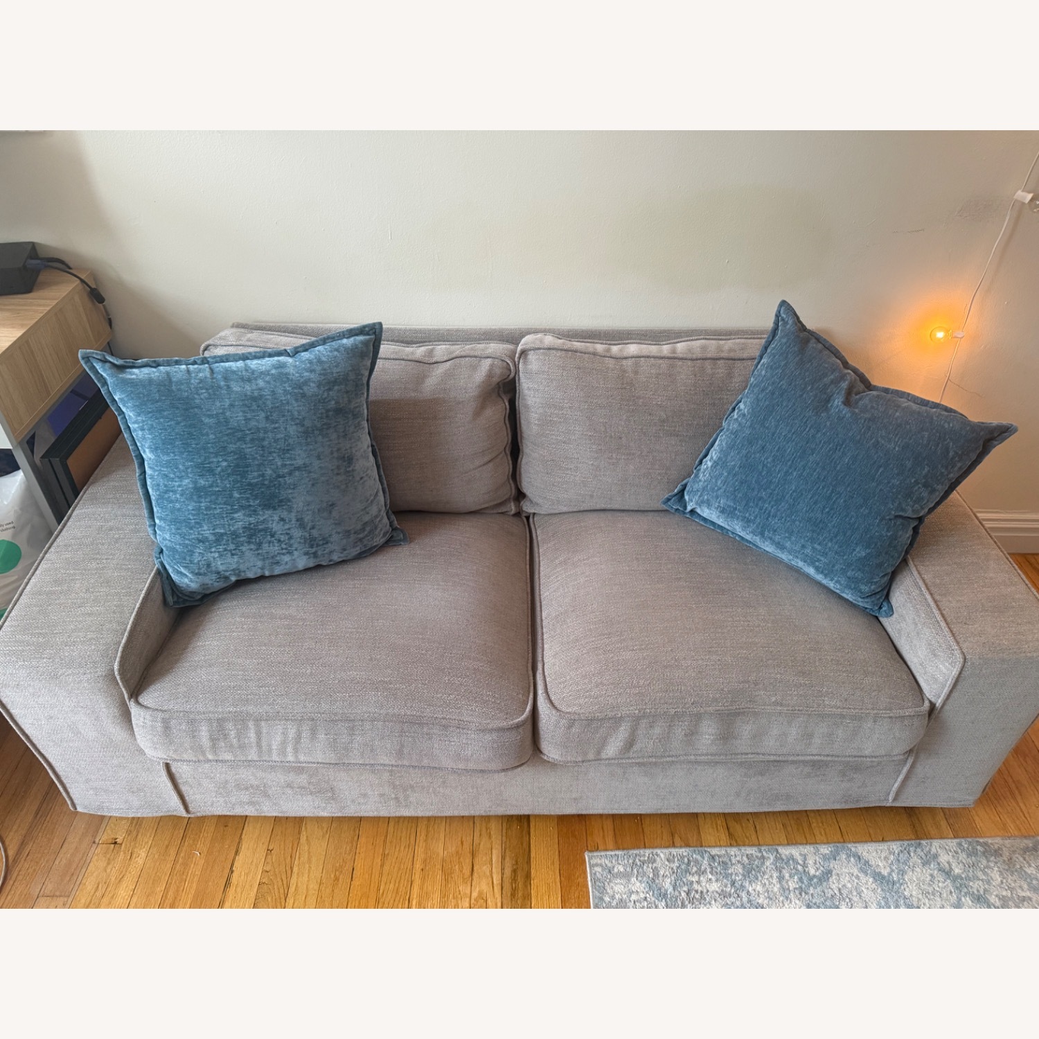 Wayfair Light Gray Fabric Loveseat - image-6