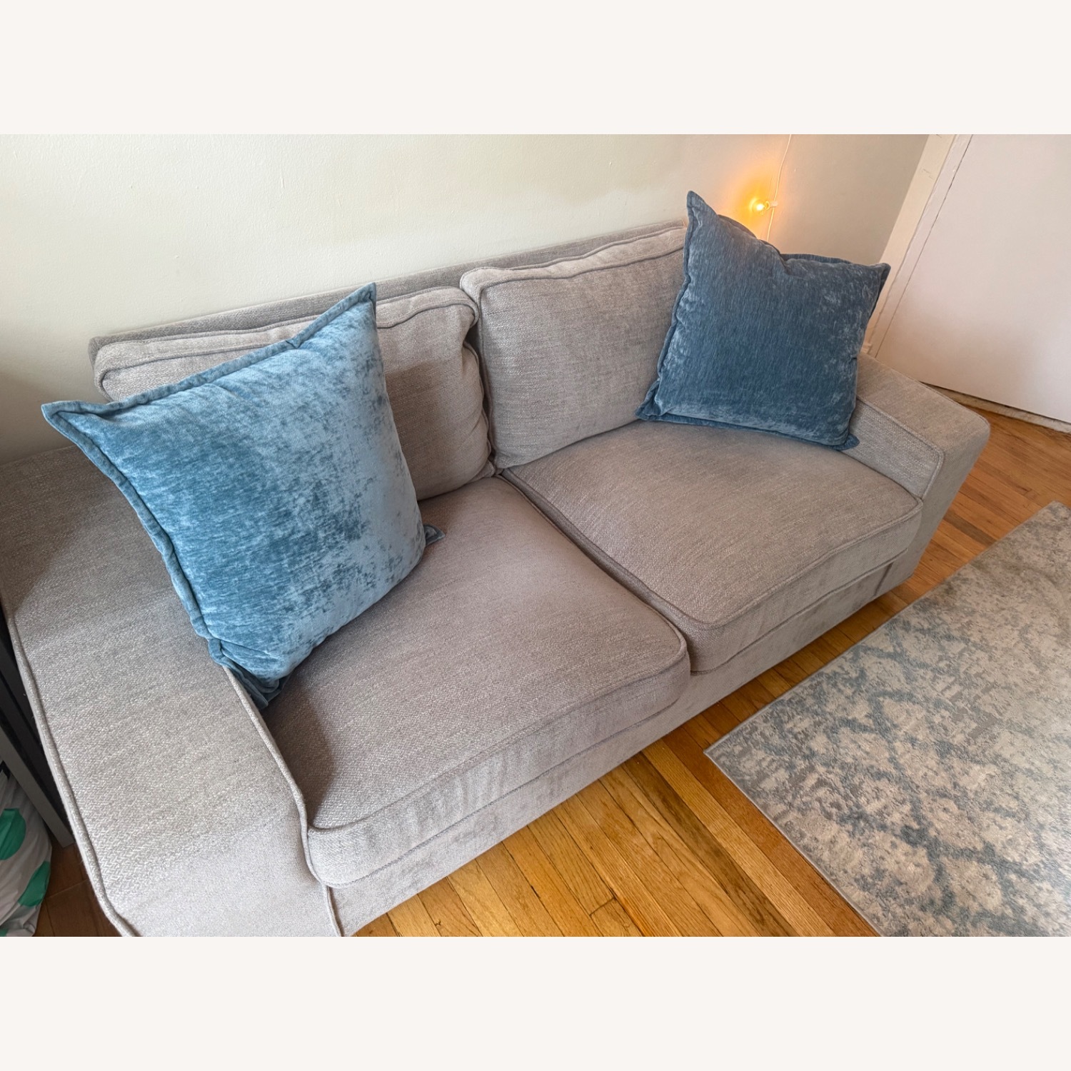 Wayfair Light Gray Fabric Loveseat - image-5