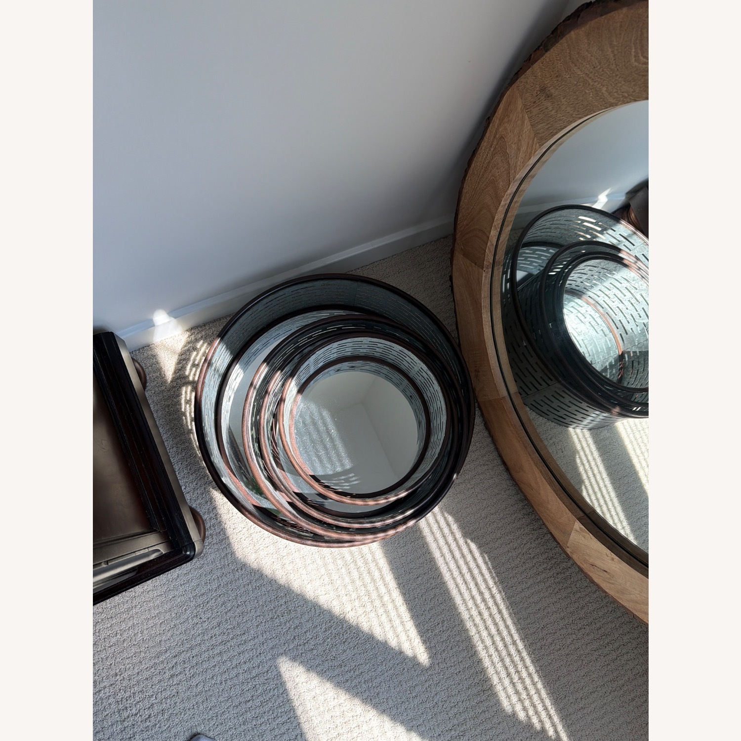 Ashley Lawrence Silver Set of 4 Mirrors - image-3