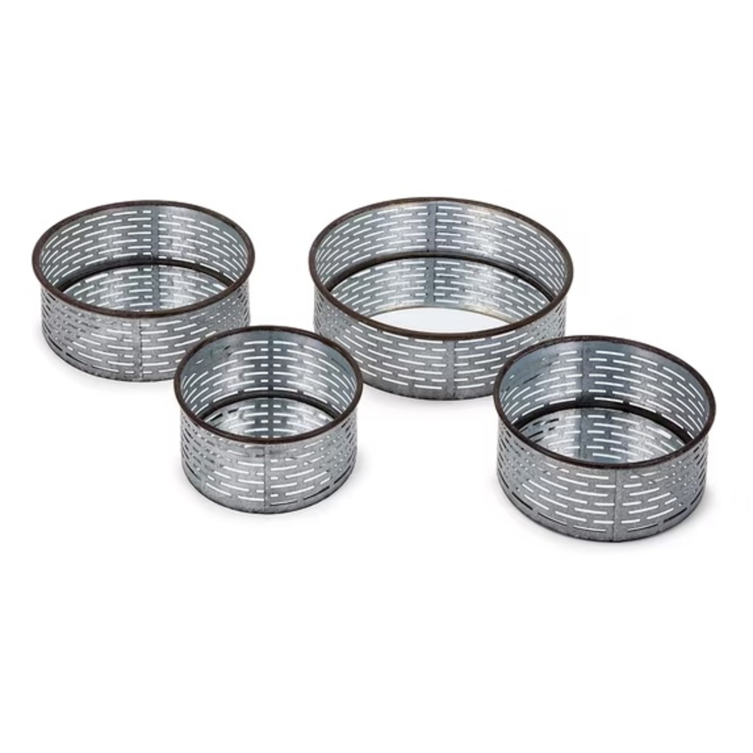 Ashley Lawrence Silver Set of 4 Mirrors - image-4