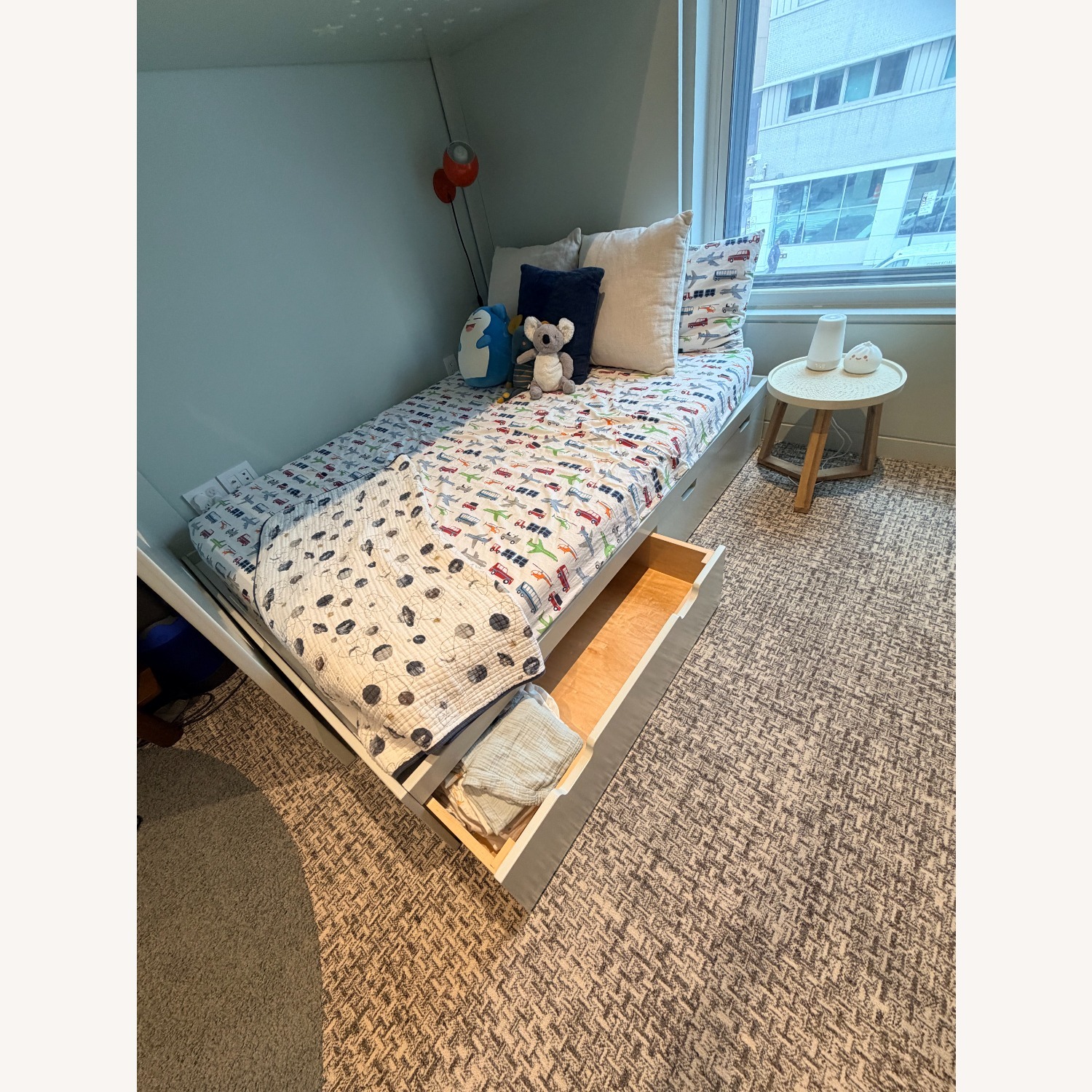 Custom High Loft Twin/Full Bunk Bed with Storage - image-4