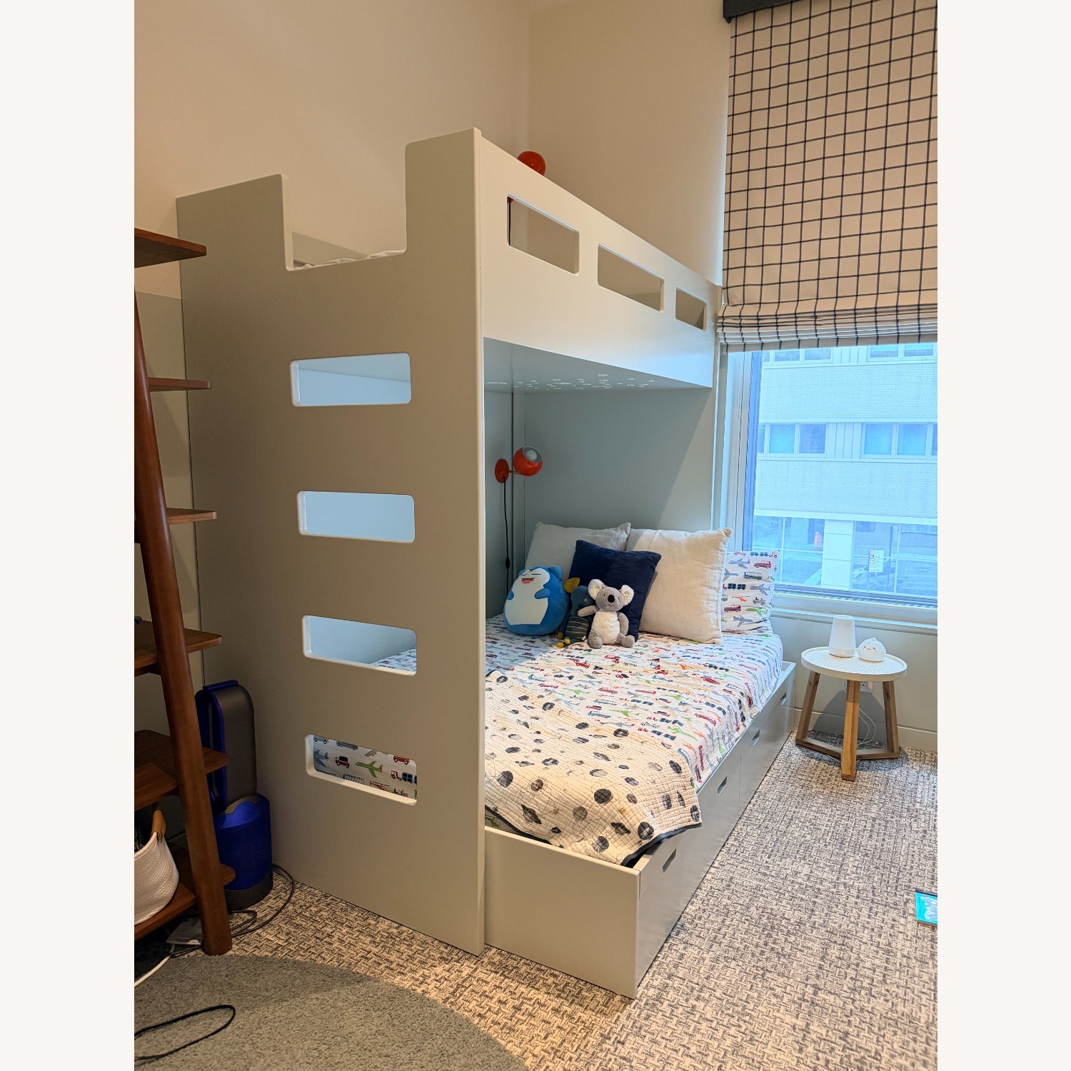 Custom High Loft Twin/Full Bunk Bed with Storage - image-3