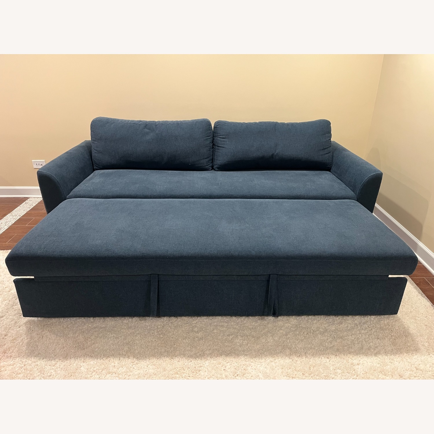 Crate & Barrel Bedford Queen Trundle Sleeper Sofa - image-2