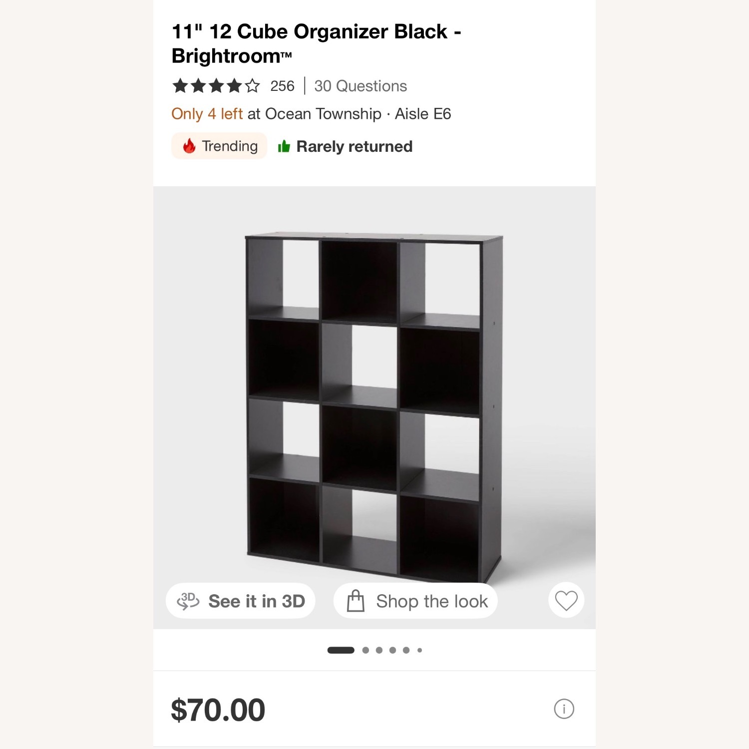 Target Modern 12-Cube Storage Organizer Cubby Bookshelf - image-2