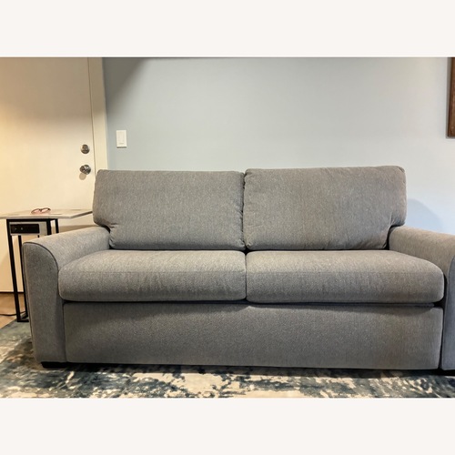 Used American Leather Light Gray Fabric Sleeper Sofa for sale on AptDeco