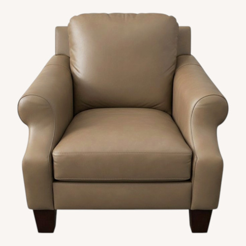 Used Raymour & Flanigan Leather Armchair for sale on AptDeco