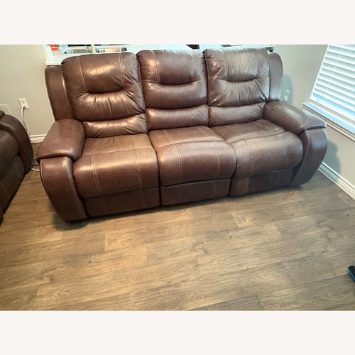 Used Dark Brown 3+ Seater Sofa Power Reclining for sale on AptDeco