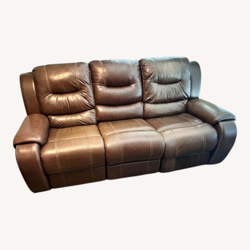Used Dark Brown 3+ Seater Sofa Power Reclining for sale on AptDeco