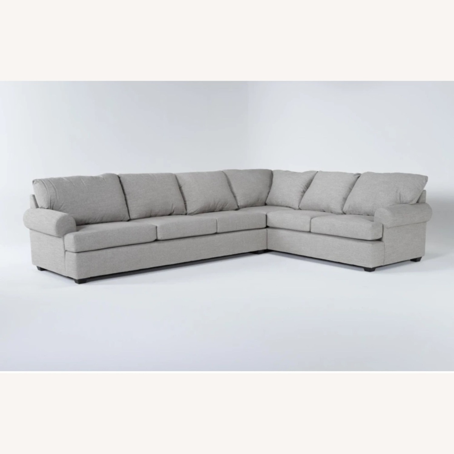 Hampstead Collection Light Gray 2 Piece Sectional - image-1