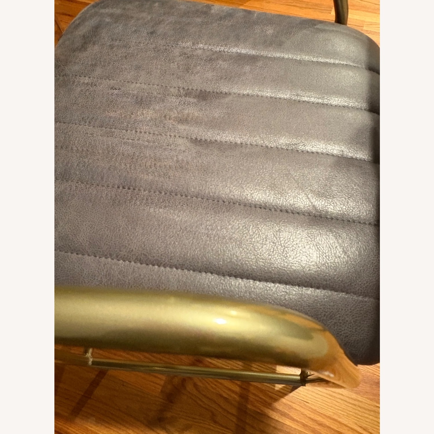 Bed Bath & Beyond Dark Gray Suede Stools - image-10