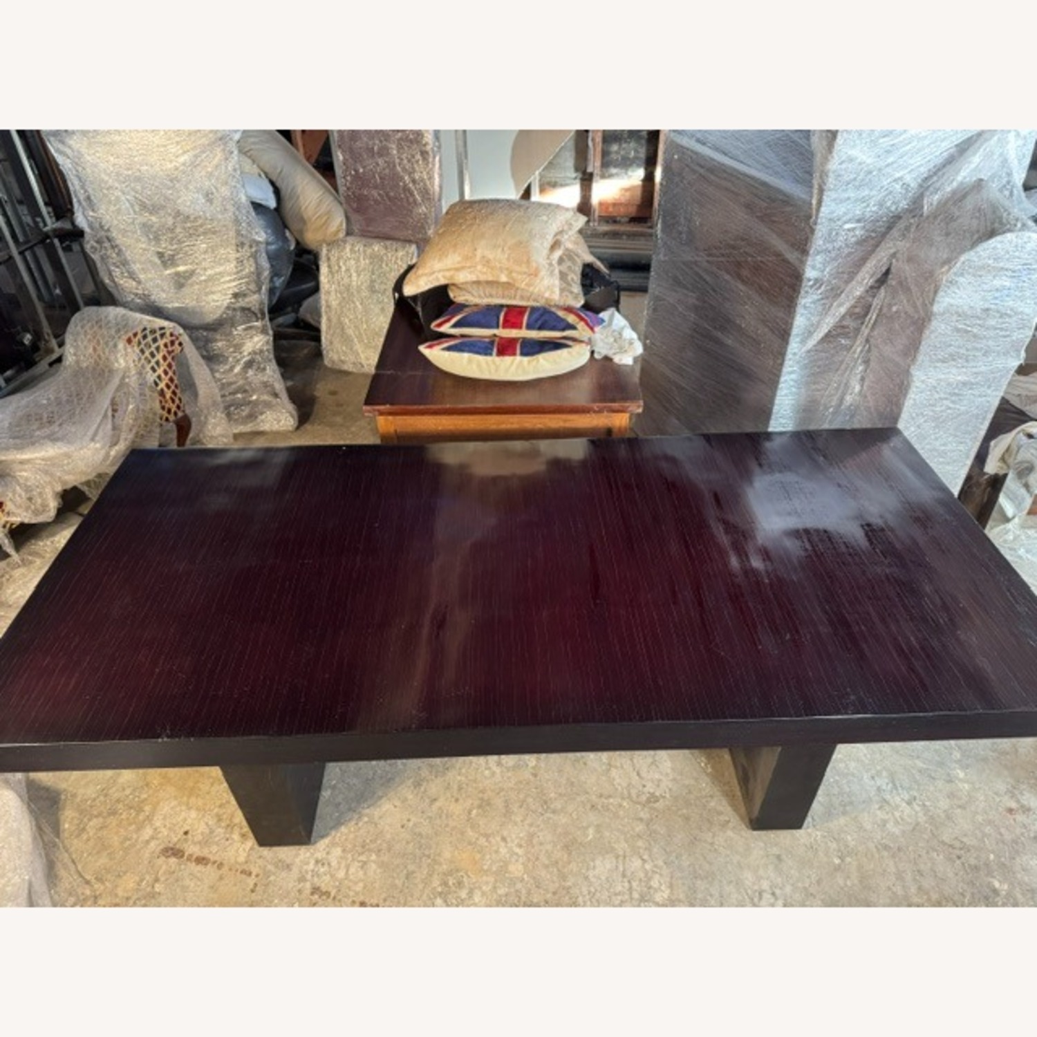 Vintage/Antique Dark Brown Dining Set - image-3