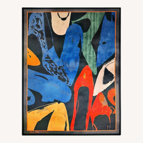 Used Vintage/Antique Wool Area Rug 70" x 90" for sale on AptDeco