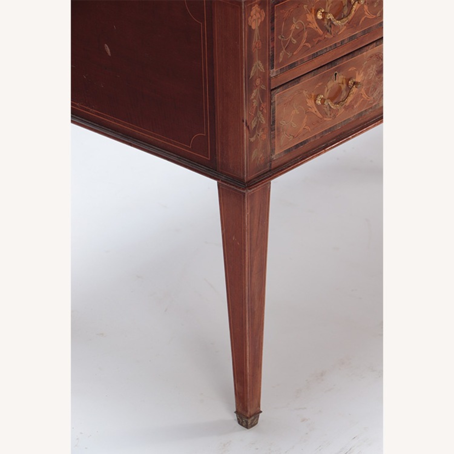 Antique Light Brown Desk - image-5