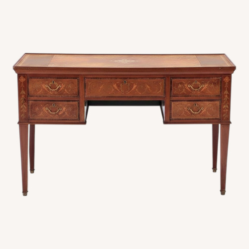 Used Antique Light Brown Desk for sale on AptDeco