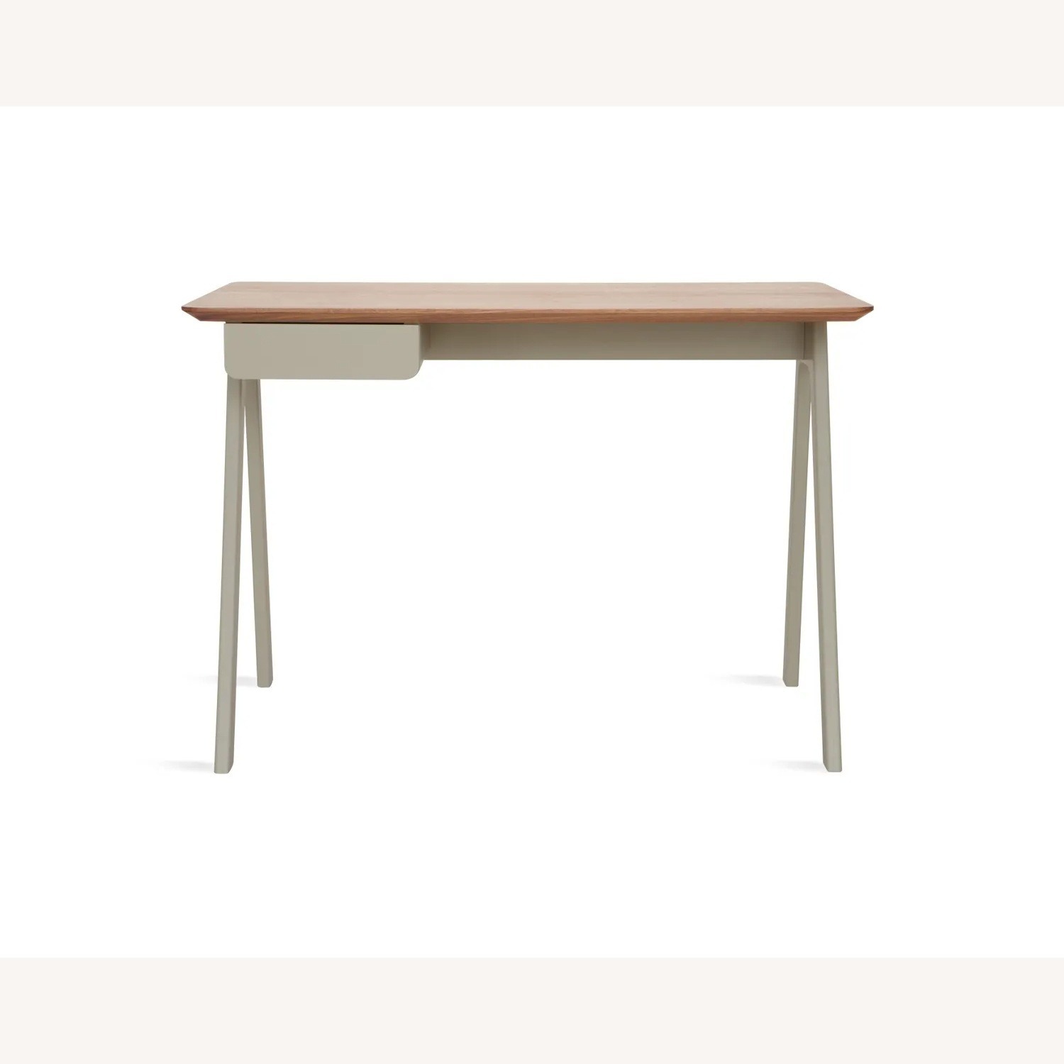 Blu Dot Stash Desk Walnut on Putty Grey   - image-7