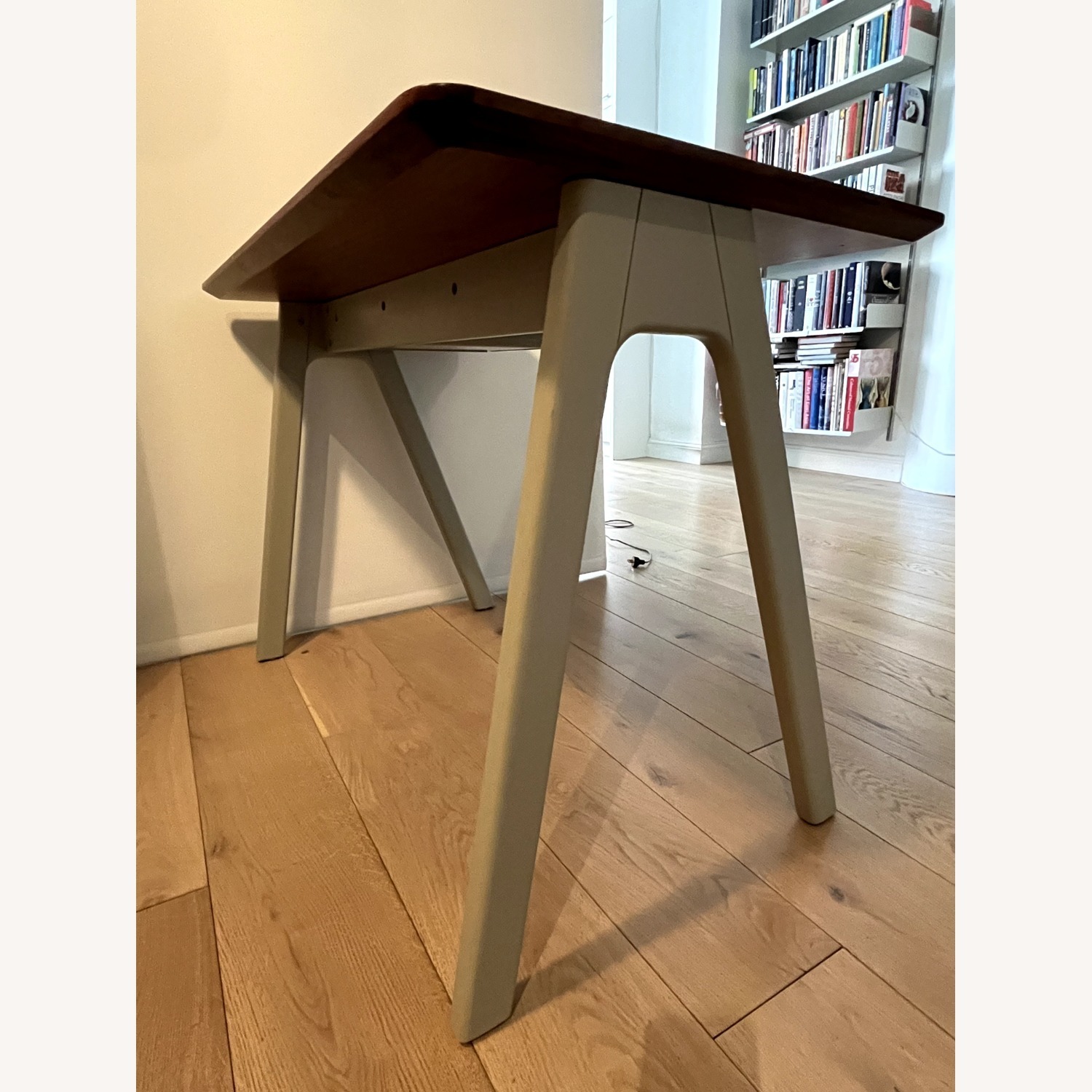 Blu Dot Stash Desk Walnut on Putty Grey   - image-3