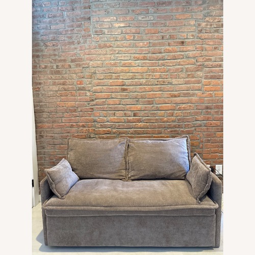 Used Wayfair Convertible Brown Sofa for sale on AptDeco