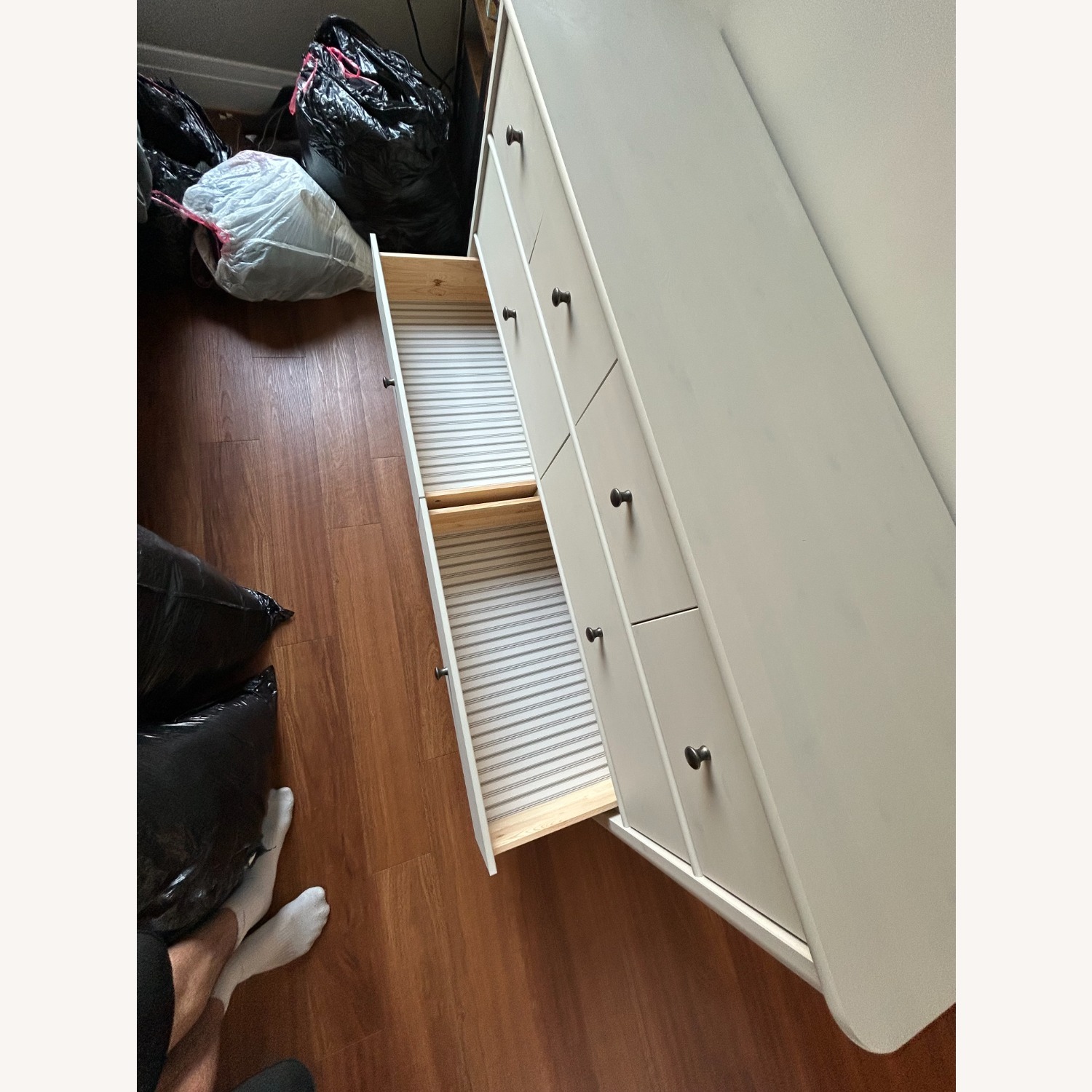 IKEA Light Gray Wood 8-Drawer Dresser - image-6