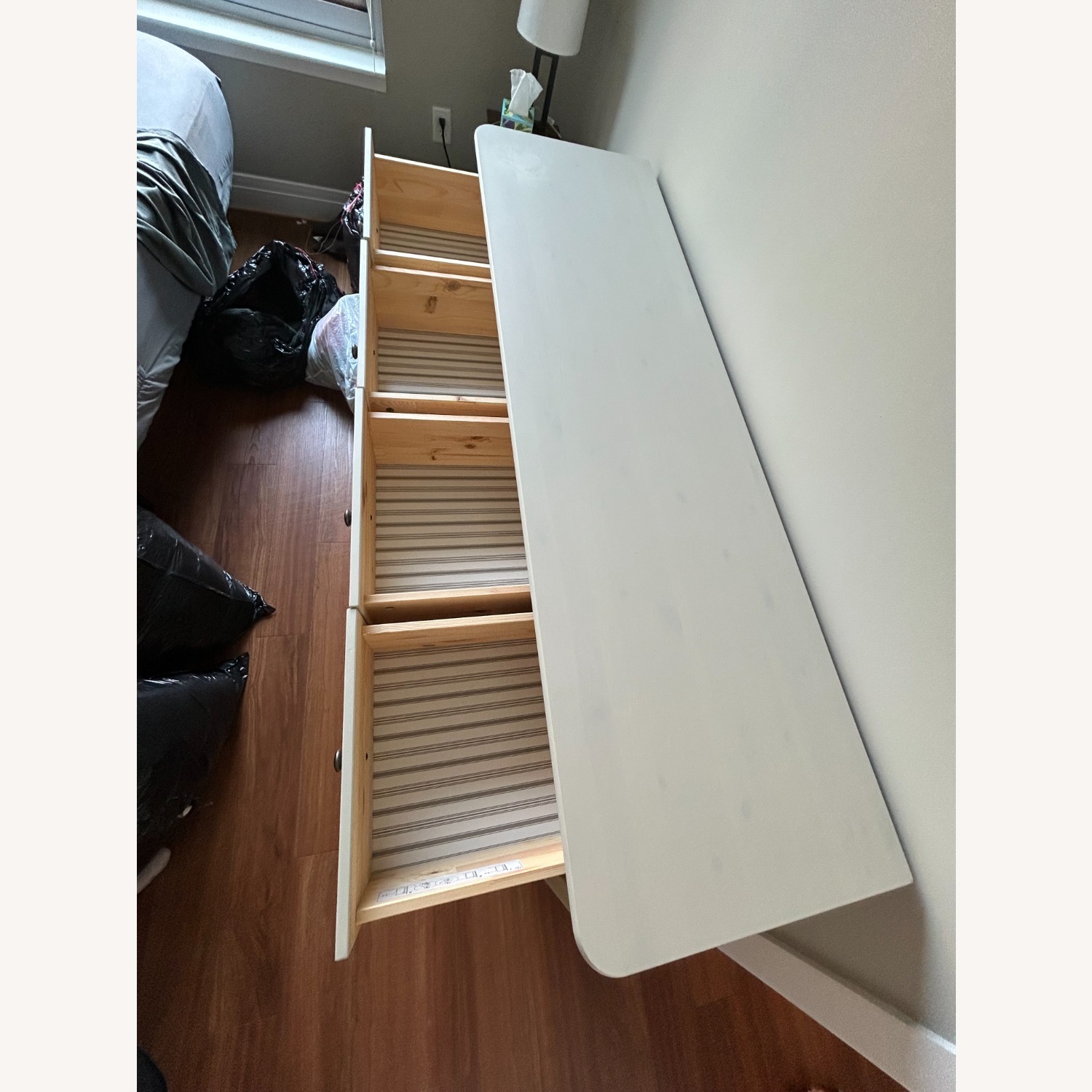 IKEA Light Gray Wood 8-Drawer Dresser - image-7