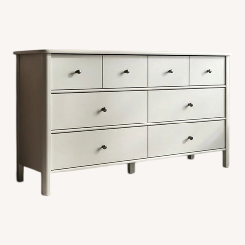 Used IKEA Light Gray Wood 8-Drawer Dresser for sale on AptDeco
