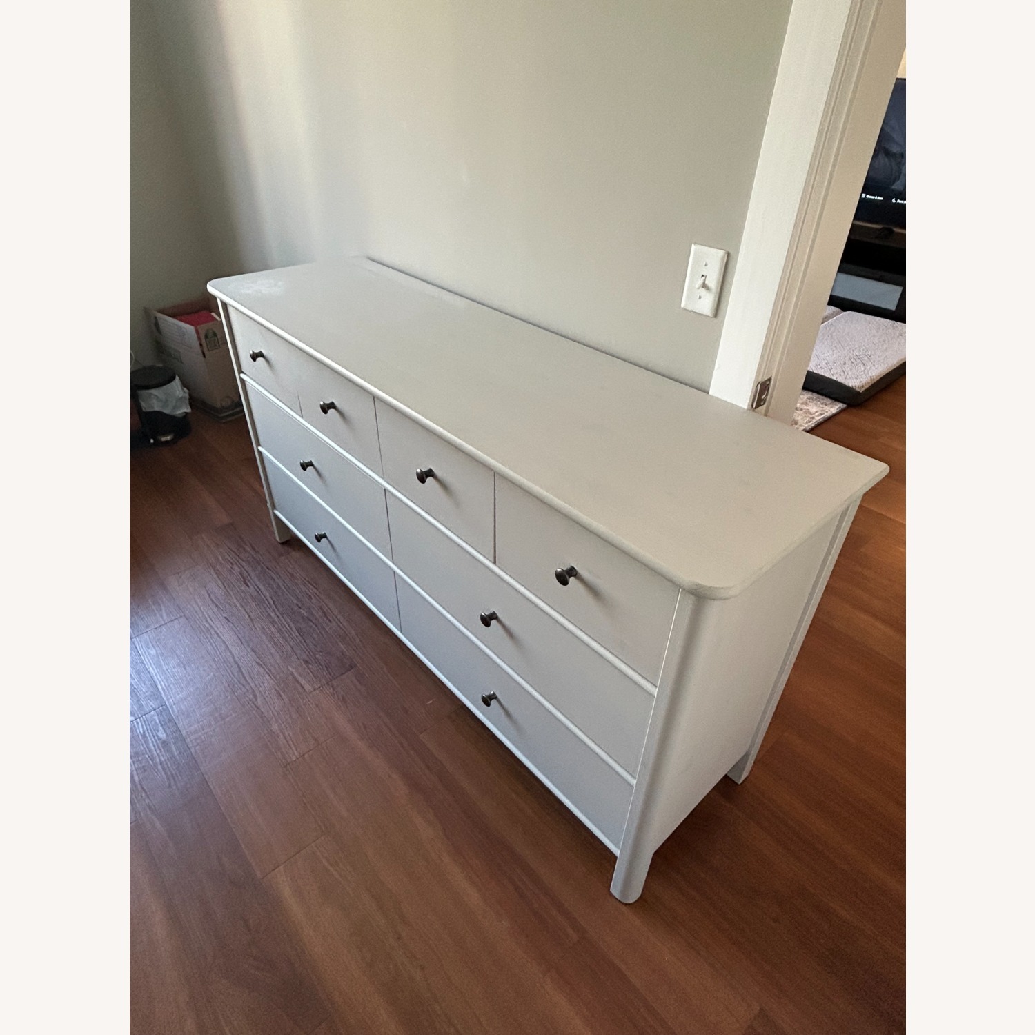 IKEA Light Gray Wood 8-Drawer Dresser - image-3