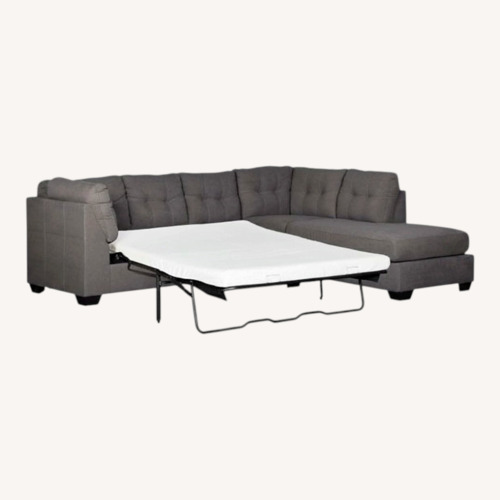 Used Ashley Furniture Dark Gray Fabric Sleeper Sofa for sale on AptDeco