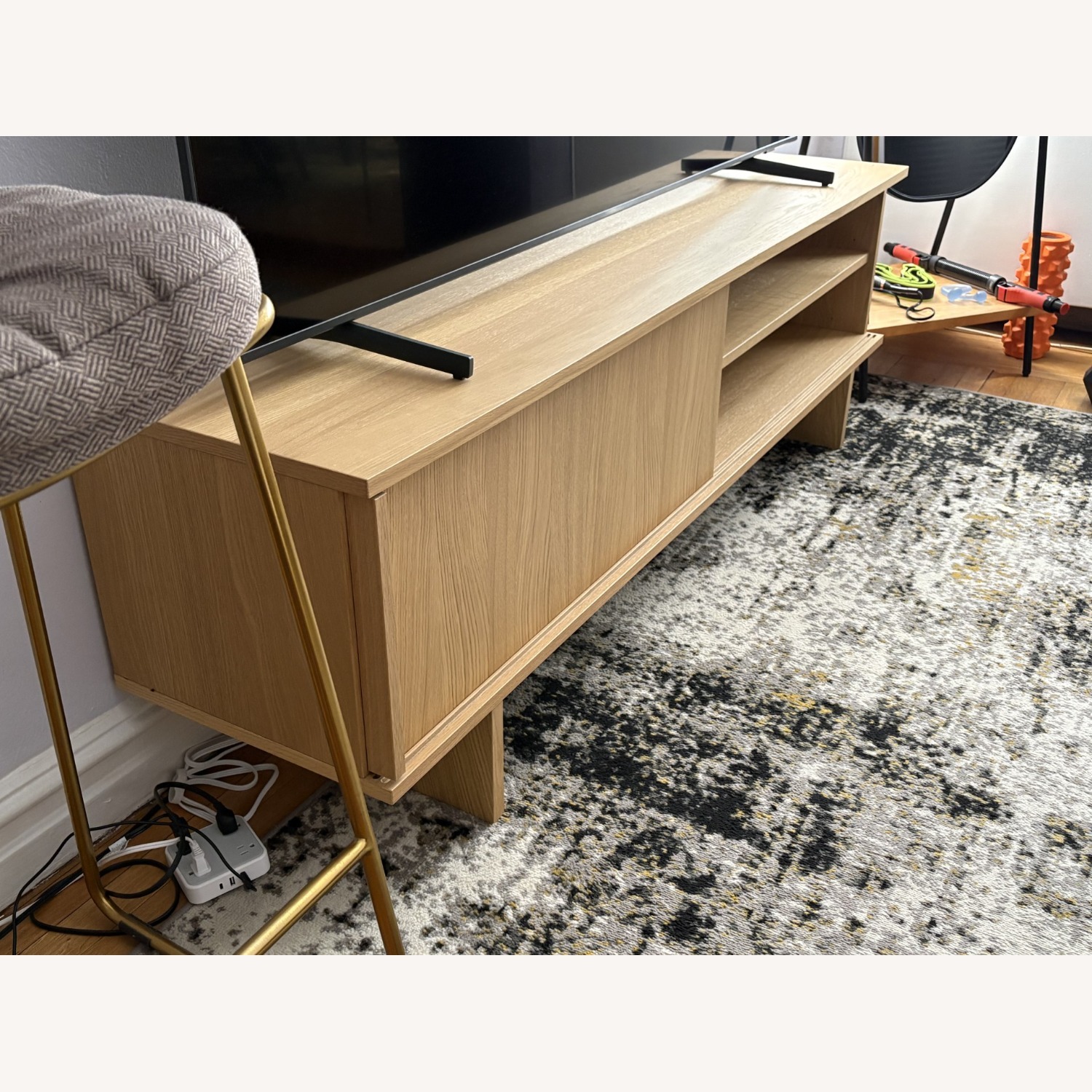 IKEA STOCKHOLM 2025 Light Brown Wood Media Storage - image-2