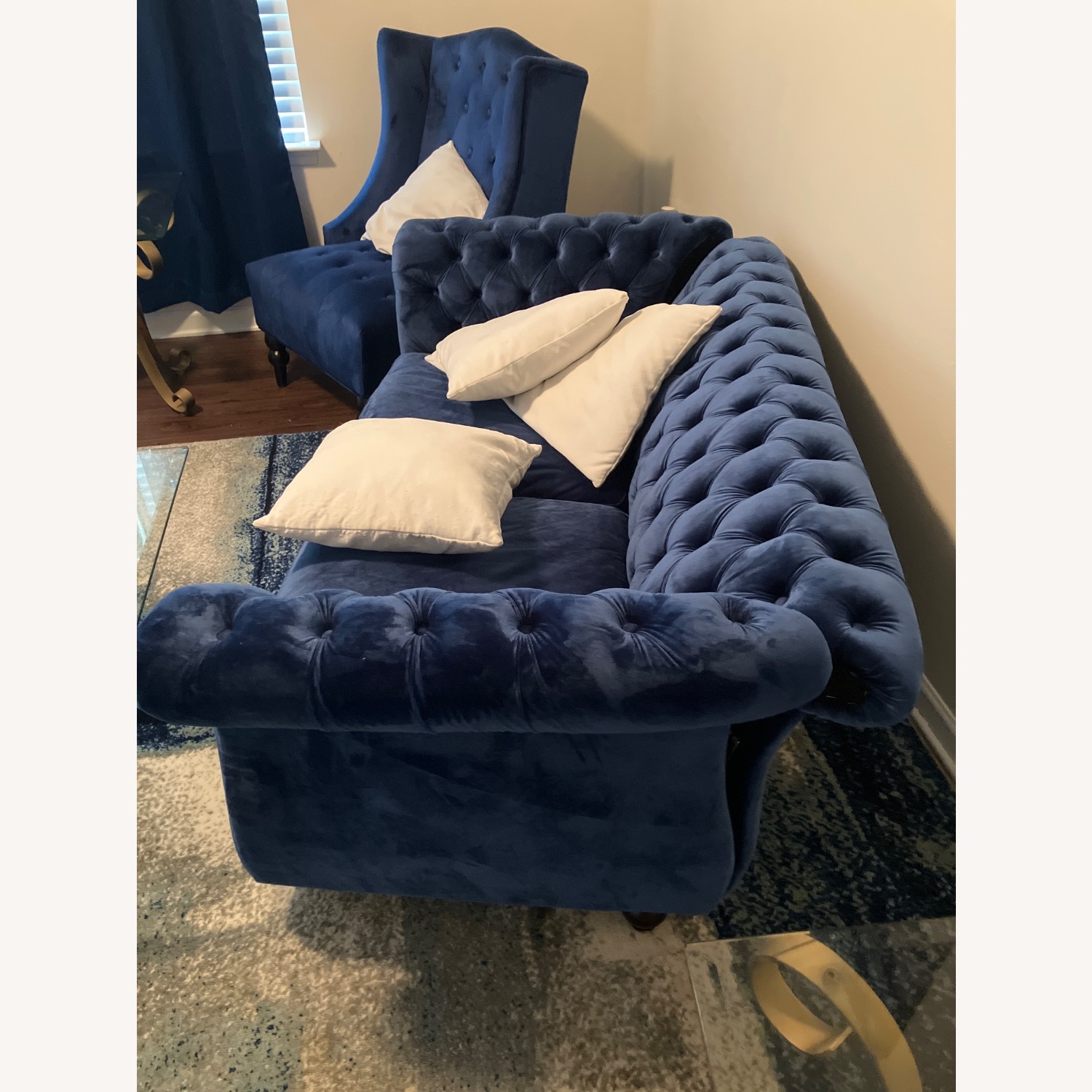Christopher Knight Home Blue Loveseat - image-3