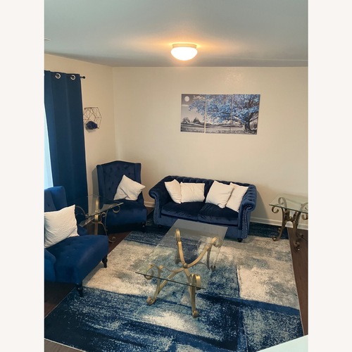 Used Christopher Knight Home Blue Loveseat  for sale on AptDeco