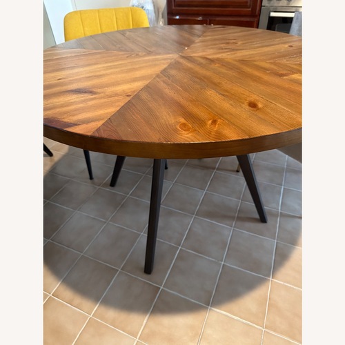 Used Dark Brown Dining Table for sale on AptDeco