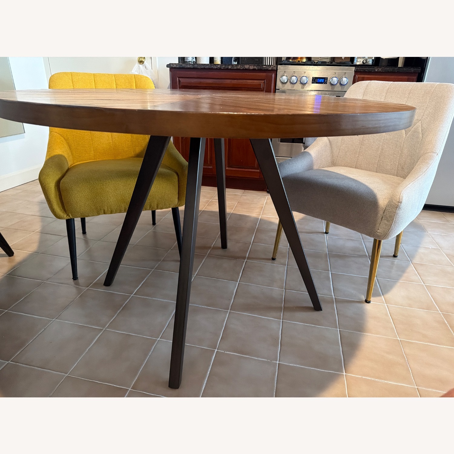 Dark Brown Dining Table - image-2