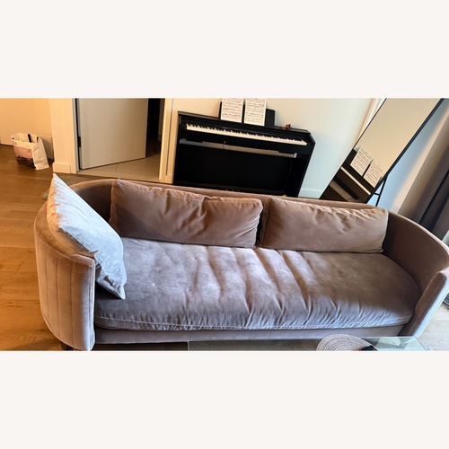 Used Safavieh Windord Velvet 3+ Seater Sofa for sale on AptDeco