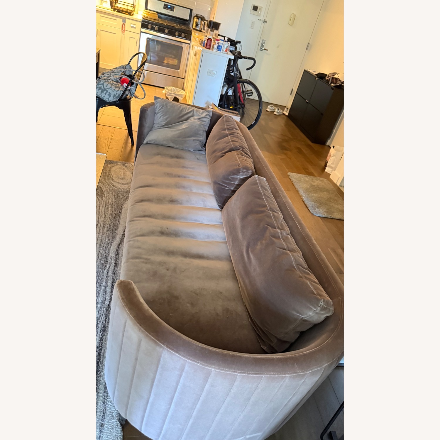 Safavieh Windord Velvet 3+ Seater Sofa - image-3