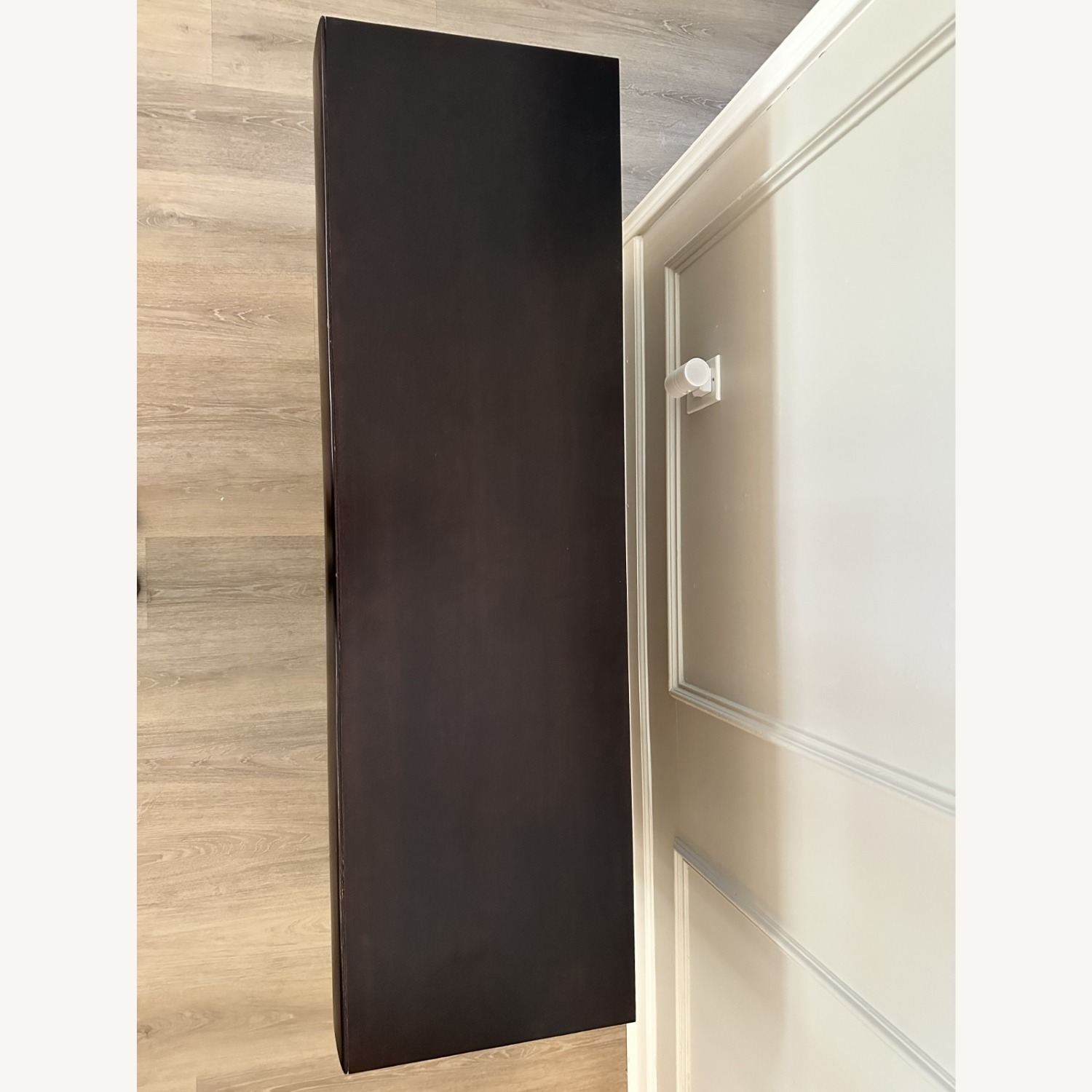 Rooms To Go Dark Brown Wood Media Storage TV Stand - image-5