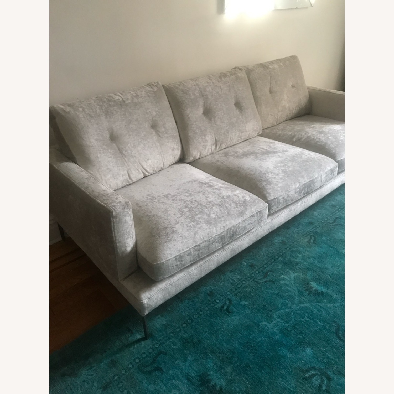 Saba Italia  3-Seater Velvet Sofa  - image-2
