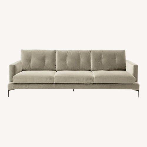 Used Saba Italia  3-Seater Velvet Sofa  for sale on AptDeco