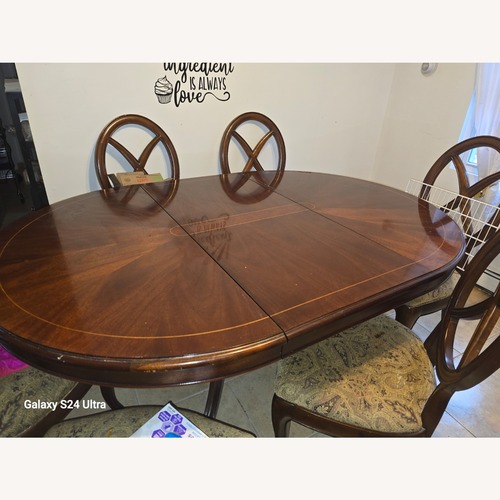 Used Table with 6 Chairs for sale on AptDeco