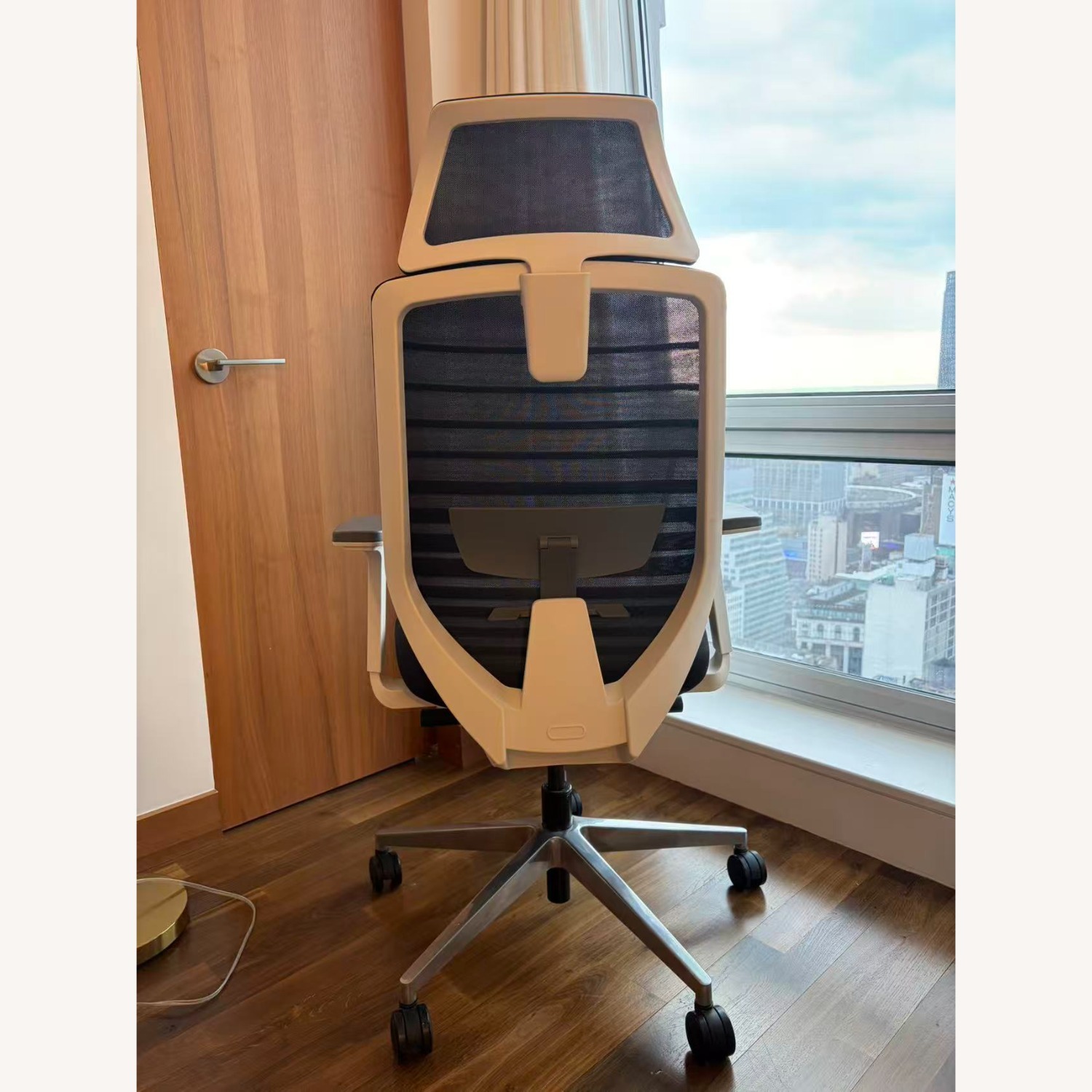 Branch Black Ergonomic Chair with Headrest - image-3