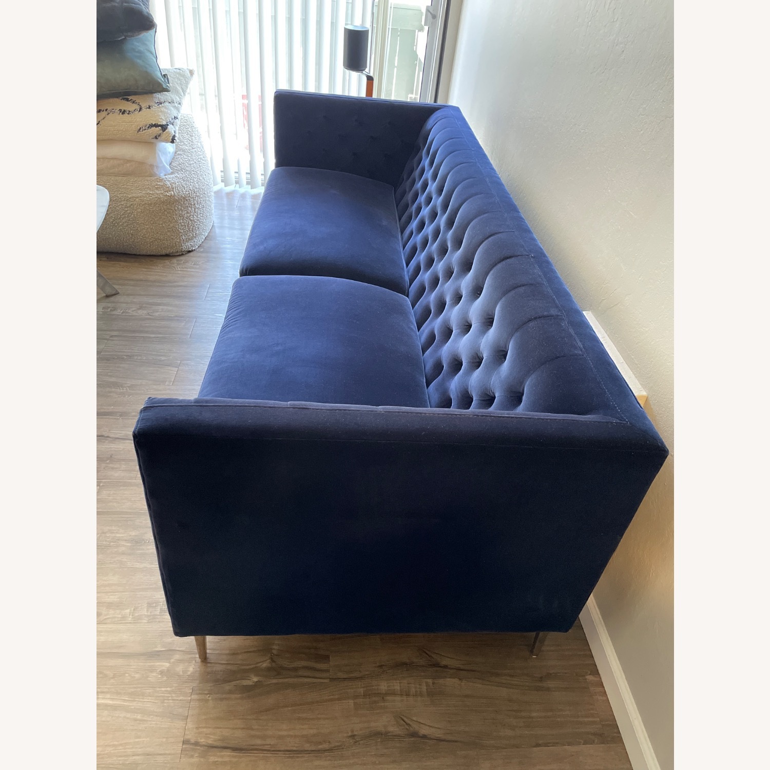 CB2 Eclipse Blue Sofa  - image-3