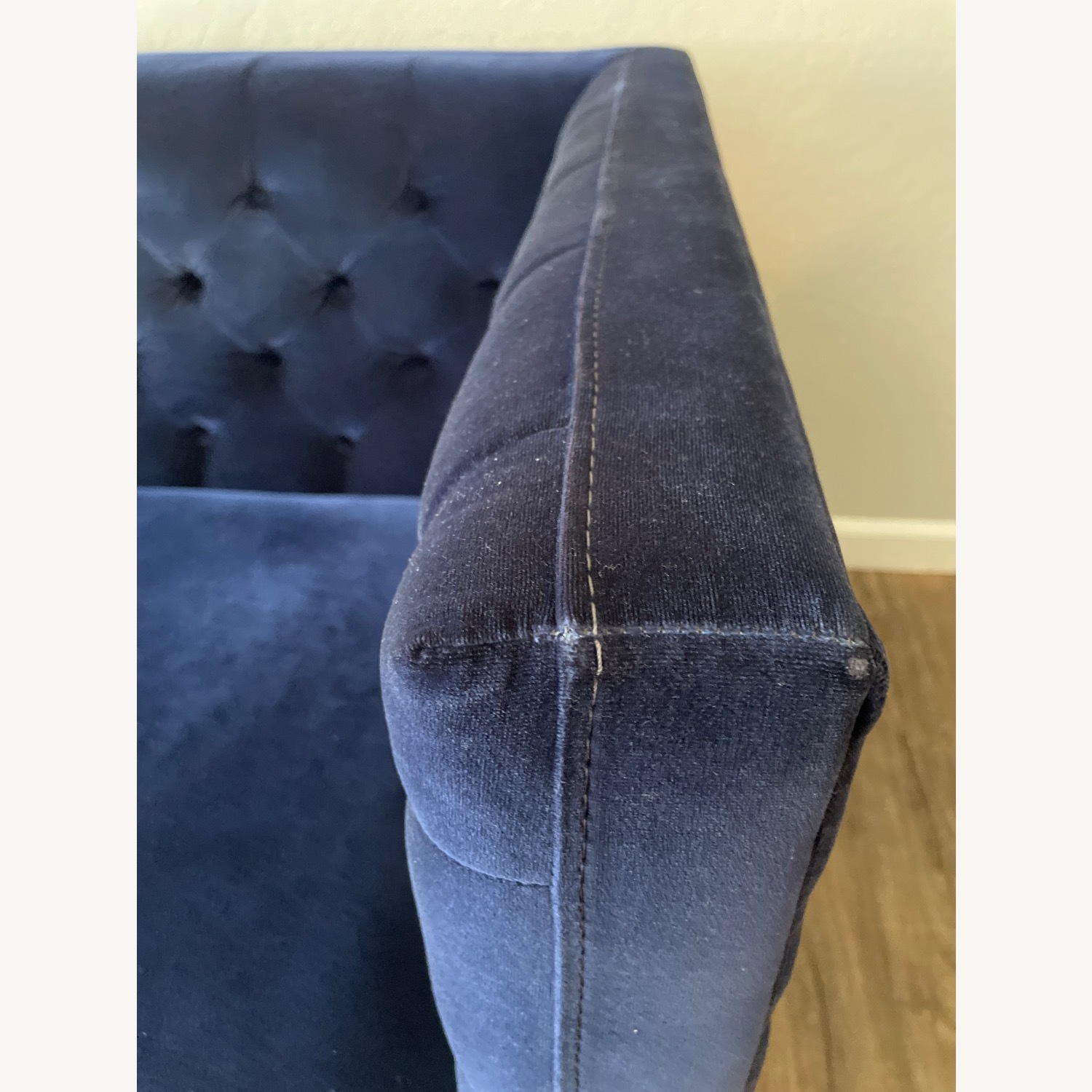 CB2 Eclipse Blue Sofa  - image-4