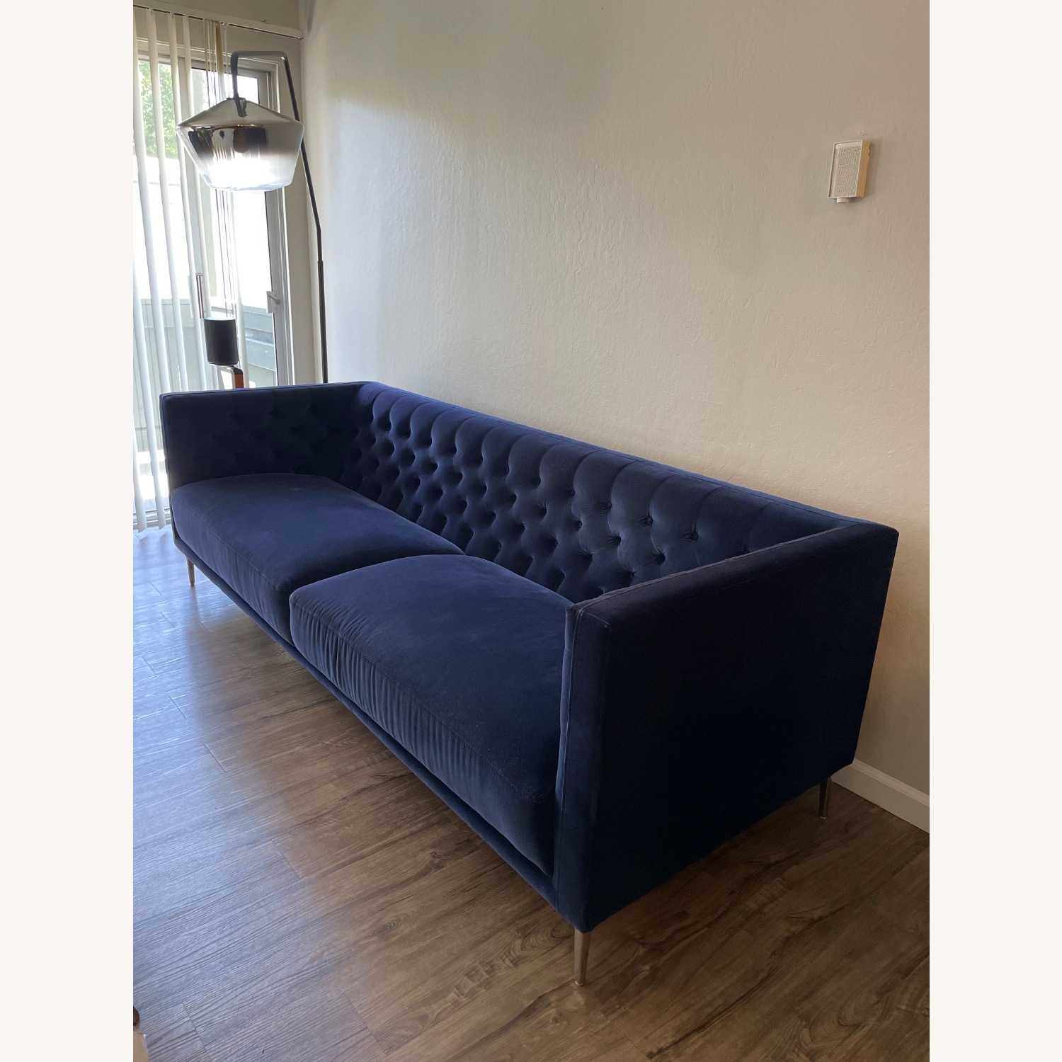 CB2 Eclipse Blue Sofa  - image-1