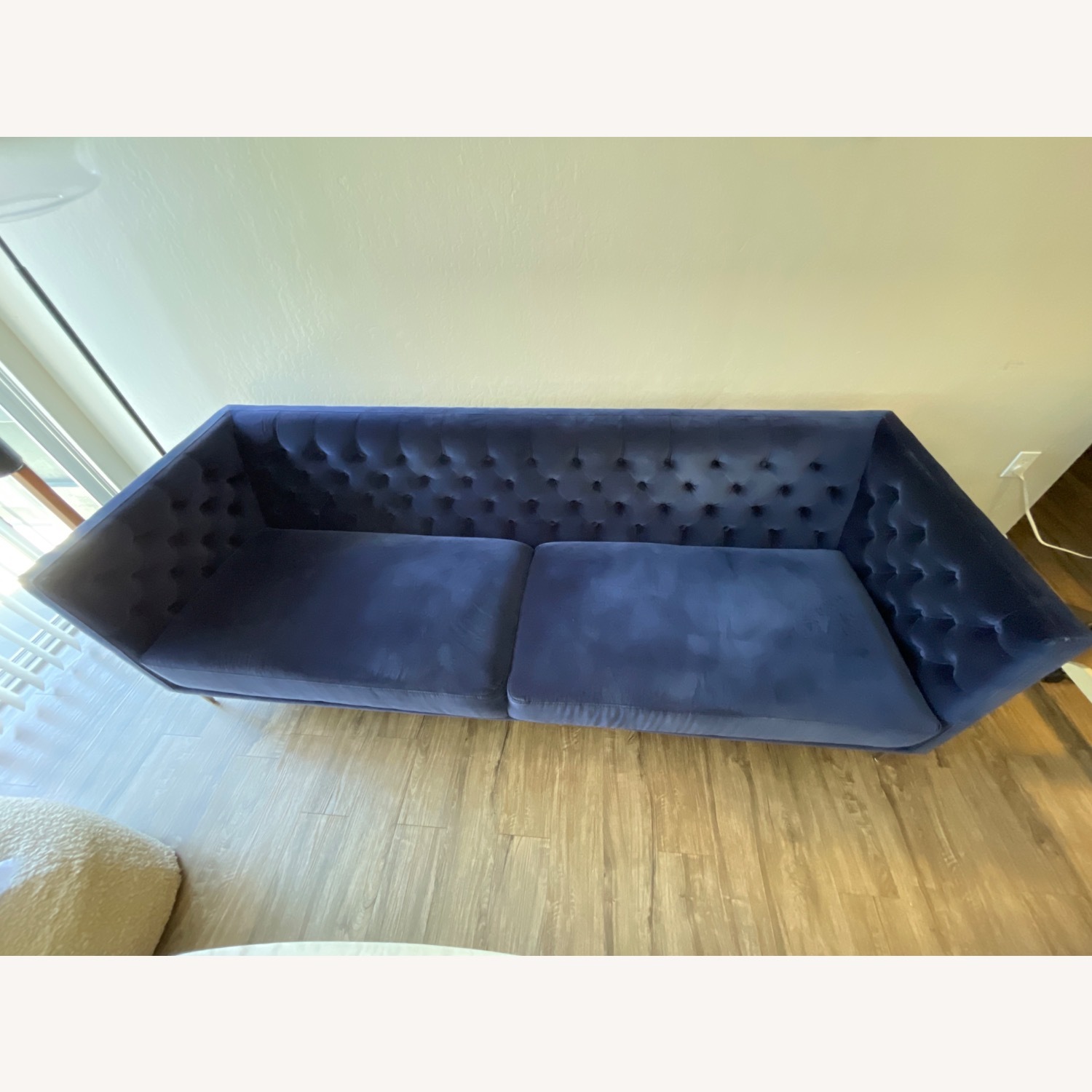 CB2 Eclipse Blue Sofa  - image-2