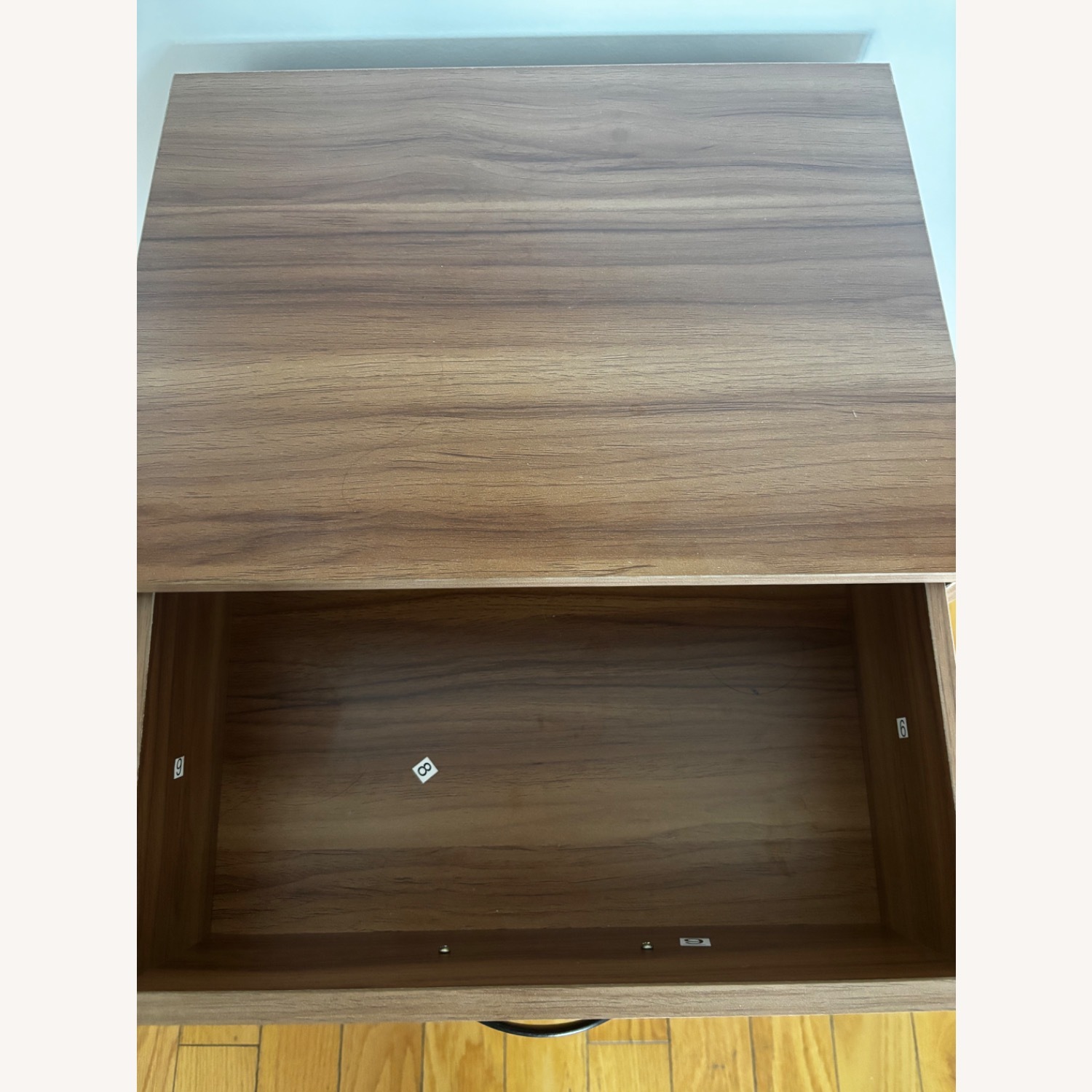 Light Brown Wood Side Table - image-4