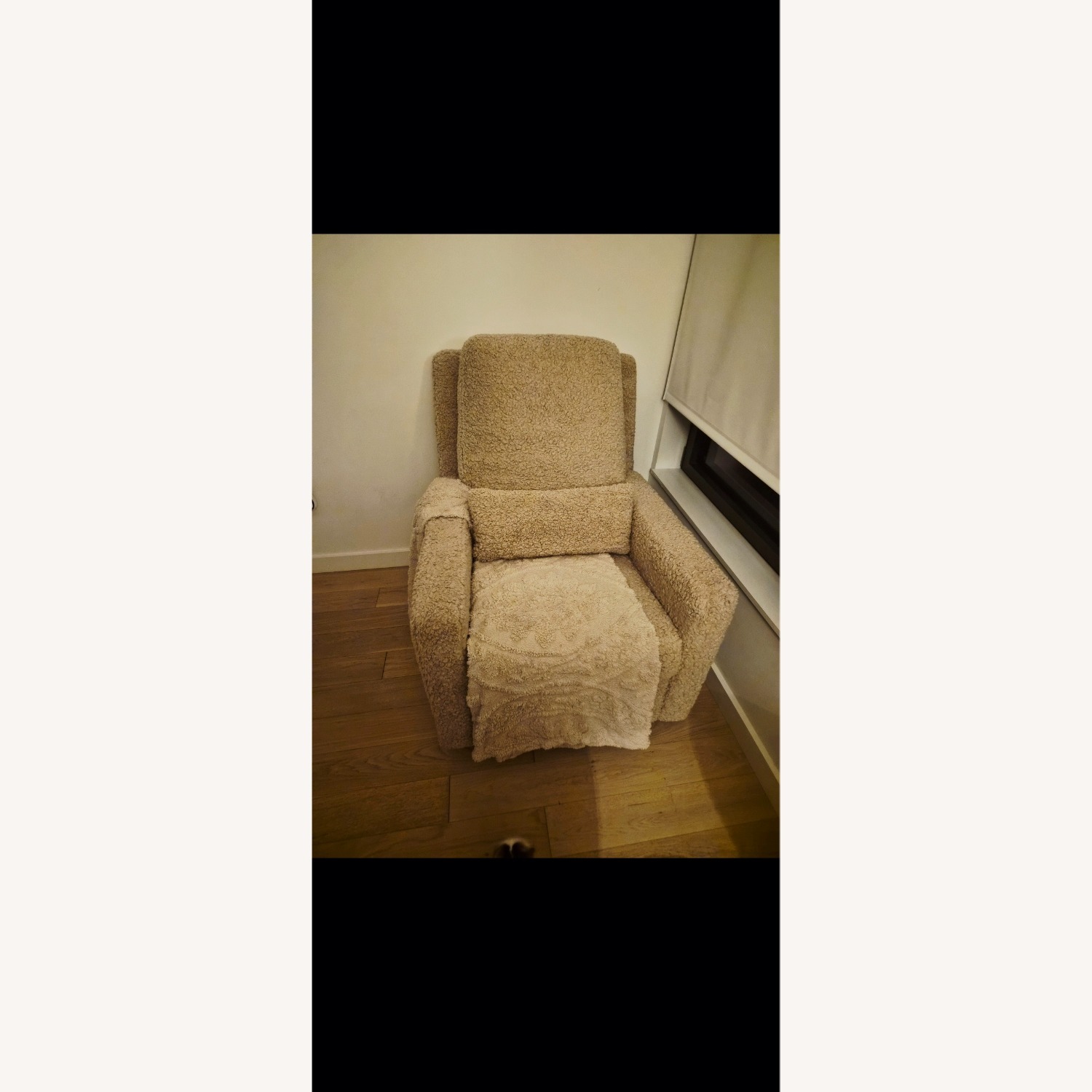 Wayfair Sigi Recliner and Swivel Glider in Shearling - image-1