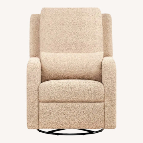Used Wayfair Sigi Recliner and Swivel Glider in Shearling for sale on AptDeco
