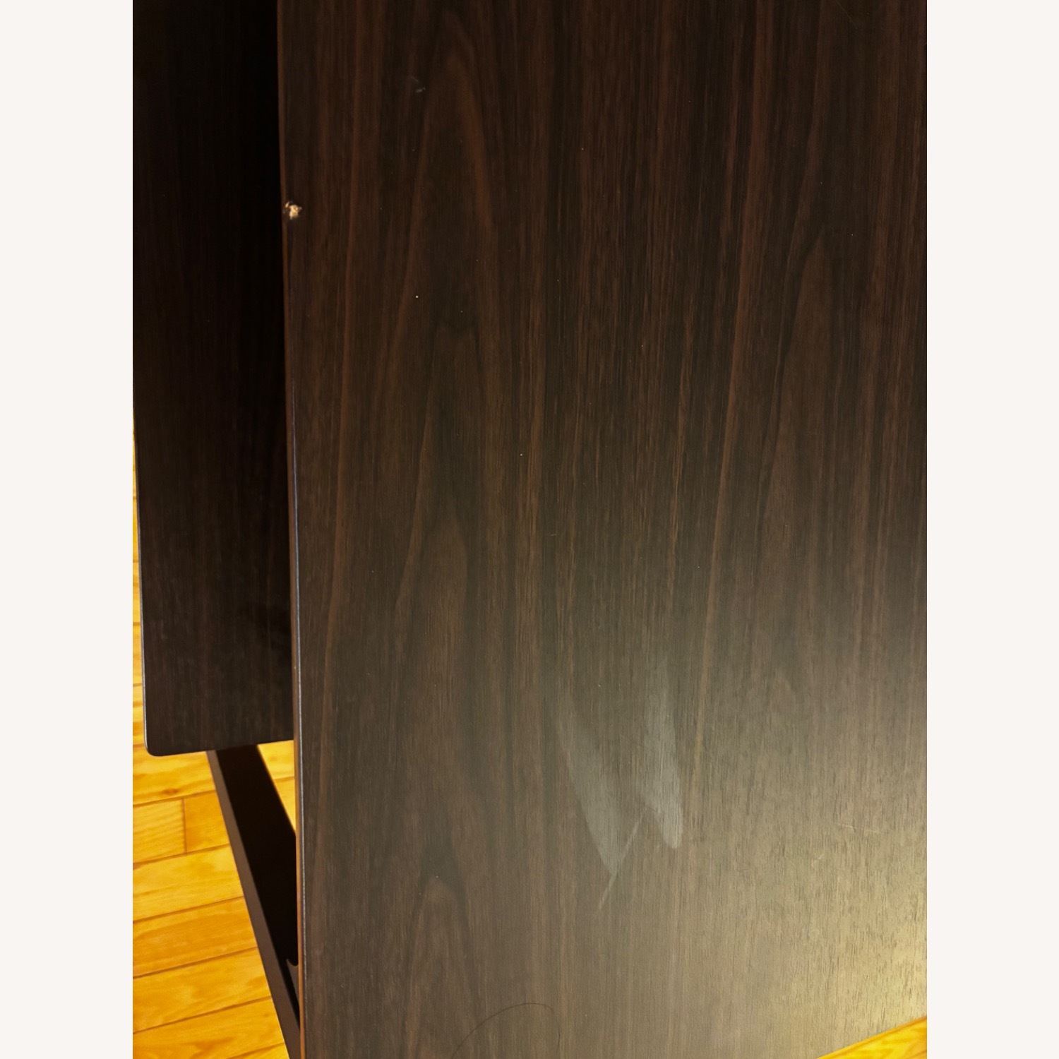 Dark Brown Wood Dining Set - image-4